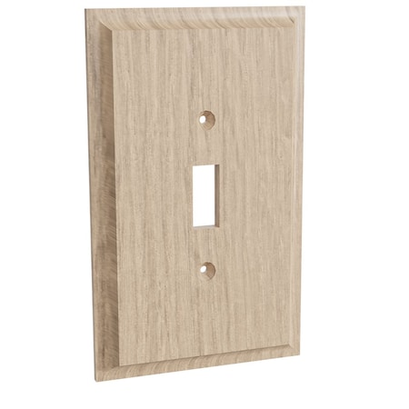 Designs Of Distinction Single Light Switch Plate - White Oak 01450001WK1